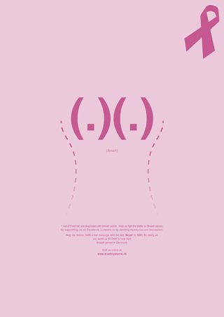Breast Cancer Ad - Small Breasts by Robert Thomsen