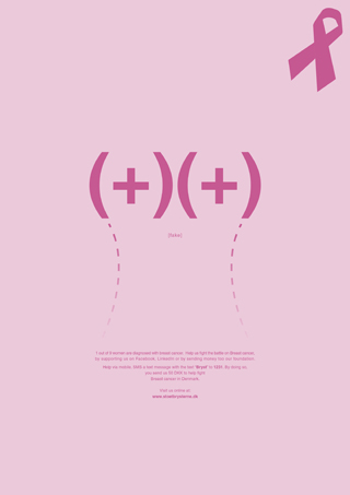 Breast Cancer Ad - Fake Breasts by Robert Thomsen