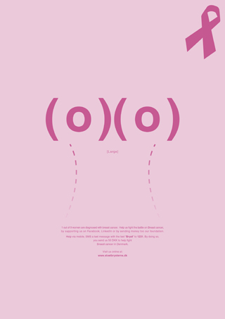 Breast Cancer Ad - Large Breasts by Robert Thomsen
